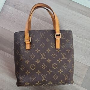 Louis Vuitton  Authentic  Vavin Pm Tote  M51172 Lvk2712 Classic Brown Monogram